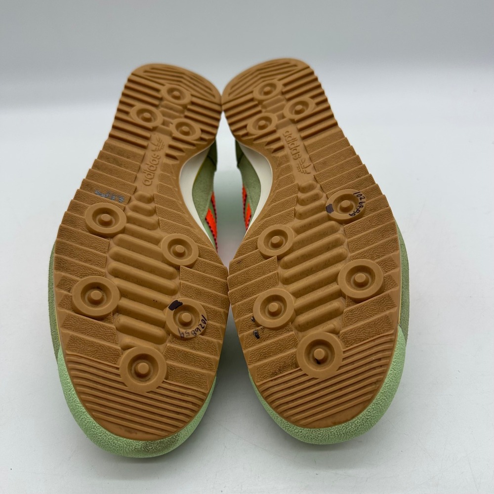 Adidas JI0197 Womens 8.5 SL 72 OG Sneakers Green Orange Retro Running Shoes - Picture 6 of 10